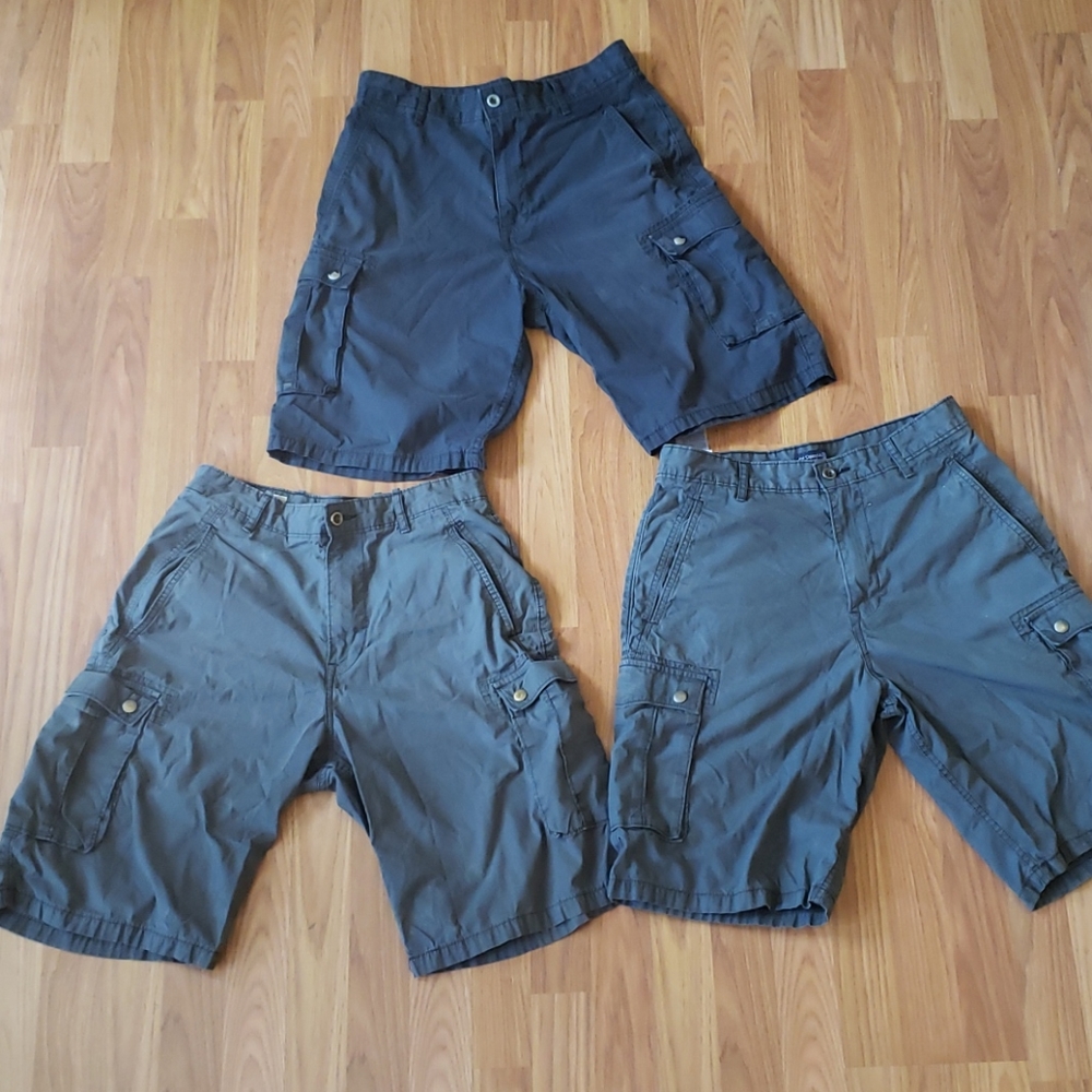 Levi Straus cargo shorts 3 bundle